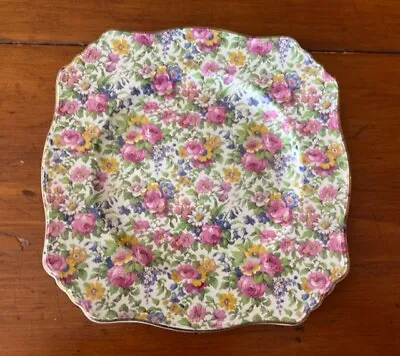 Vintage Royal Winton Wright Tyndale & Van Roden Chintz Summertime Salad Plate • $25