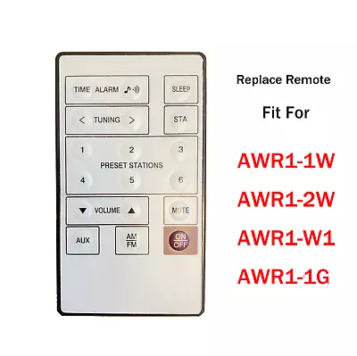 $12.49 • Buy Replacement Remote Fit For Bose Wave Radio/CD AWR1-1G AWR1-W1 Include Battery