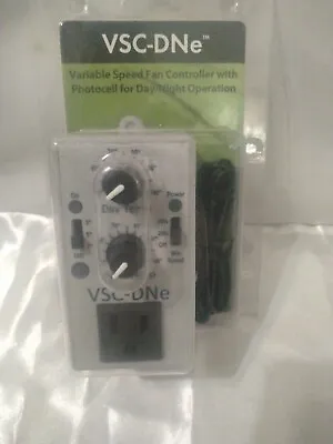 VSC-DNe Variable Speed Fan Controller With Photocell For Day/Night Operation • $29.99