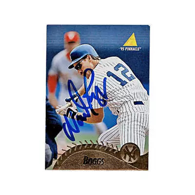 1995 Pinnacle Wade Boggs Autograph (CX Auth) Auto Signed Signature Yankees • $30