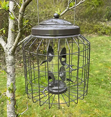 Squirrel Proof Hanging Bird Seed Feeder Heavy Duty Garden Wild Birds • £19.99