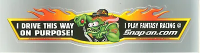  NEW  Vintage Snap-on Tools Racing Tool Box Sticker Decal Man Cave Garage #3 • $25.21