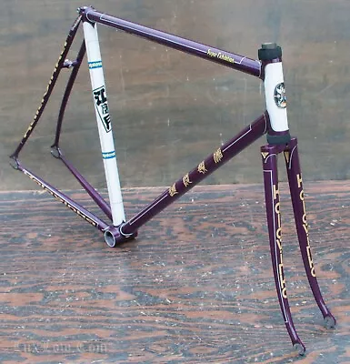 Vintage 51cm Kalavinka Track Bike FRAME FORK NJS Keirin Fixed Gear Pista Bicycle • $1950