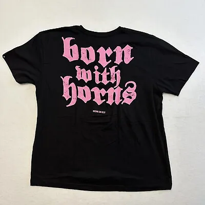 Machine Gun Kelly MGK Born With Horns TICKETS TO MY DOWNFALL T-Shirt Size 2XL • $123.19