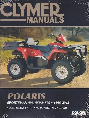 $40.95 • Buy 1996-2013 Polaris Sportsman 400 450 500 HO RSE X2 ATV Clymer Repair Manual M3655