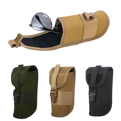 Tactical Molle Sunglasses Glasses Pouch EDC Waist Bag Hunting Eyeglasses Case US • $9.99