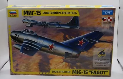 Zvezda Mig-15  Fagot  Soviet Fighter 1/72 • $20