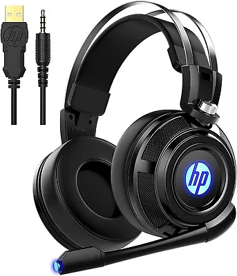 HP Wired Stereo Gaming Headset With Mic One Headset And LED Light W Microphone • $16.14