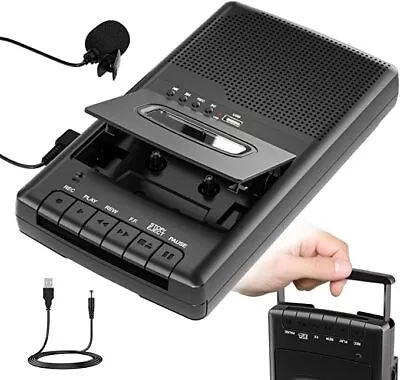 Cassette Player Tape Recorder Portable Walkman Cassette USB Player With Stan... • $45.87