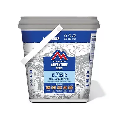 Mountain House Classic Bucket Freeze Dried Backpacking & Camping Food 24 Serving • $89.95