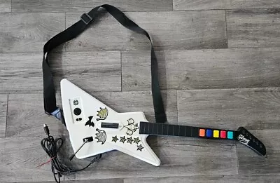 Xbox 360 Guitar Hero Redoctane Xplorer Controller Wired Gibson 95055 White Works • $99.95