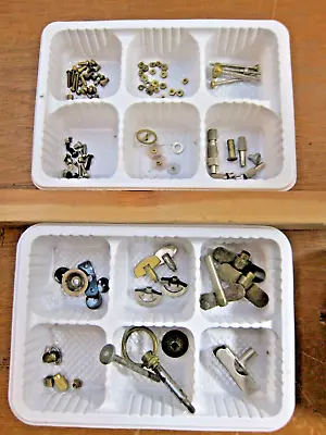 LOT Of VTG CLOCK / WATCH PARTS :CROWN  SCREW/KNOB SPRING . • $24.95