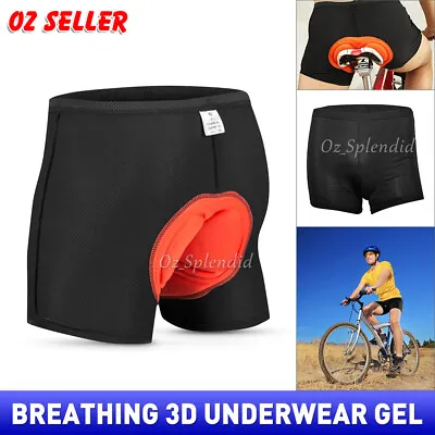 Gel Padded Short Pants Men Cycling Bike Bicycle Sports Shorts Riding Underwear • $13.98