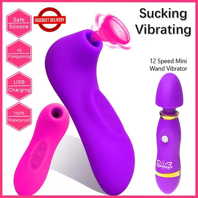 Clitoral Stimulator Sucking Vibrator Dildo Sucker Clit G-Spot Massager Sex Toys • $38.95