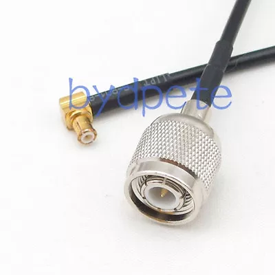 MCX Male Right Angle To TNC Male RG174 Pigtail Coax Coaxial RF Cable 6inch 15cm • $3.80