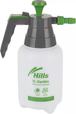 Hills 1L Garden Pressure Sprayer 1Litre Spray Watering Bottle Easy ON/OFF Button • $14.99