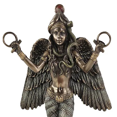 8 3/4  Ishtar Mesopotamian Queen Of Heaven Goddess Of Love And War Bronze Color • $85.01