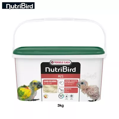 Versele Laga NutriBird A21  3kg - Hand Rearing Feed All Birds & Parrots • £54.40