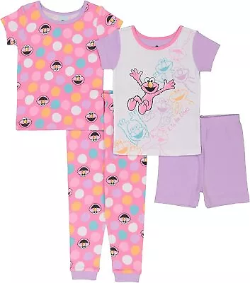 Sesame Street Girls' Playful Elmo Pajama Set Size 2T 3T 4T • $17.49