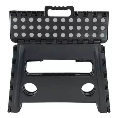 Core Pacific 12 Inch Step Stool Black With Gray Dots • $18.38