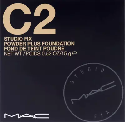 MAC Cosmetics Studio Fix Powder Full Coverage Matte Foundation Shade C2 • $23.95