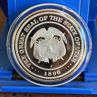 $39.99 • Buy Utah  State Bicentennial Design Low Mintage Sterling Silver  .925 Medal