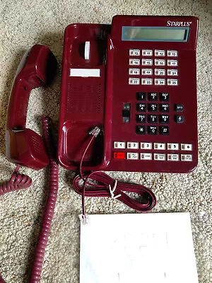 Vodavi Starplus Executive SP 61614-60 Burgundy Enhanced Key Telephone LCD  • $72