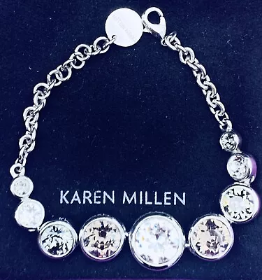 Karen Millen 1x Swarovski Bracelet White Crystal Only • £24.99