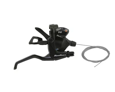 New! Genuine Sunrace Rh 8/speed V Barke Trigger Shifter Stm-406 In Black. • $34.99