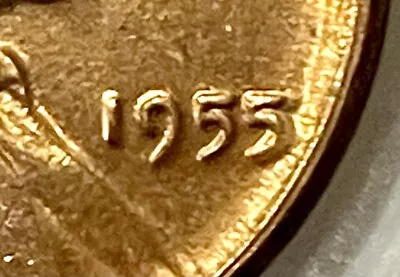 1955 P USA 🇺🇸 Lincoln Wheat Cent ~ Uncirculated 💎 Doubled Die ~ Misaligned! • $295