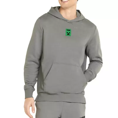 Puma X Minecraft Graphic Hoodie Mens Size XXL  Casual Outerwear 534376-76 • $19.99