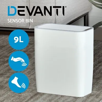 9L Motion Sensor Bin Automatic Rubbish Bins Waste Waterproof Kitchen Bathroom • $35