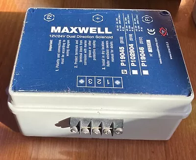 Maxwell P19045 Dual Direction Solenoid 12V Winch Anchor Windlass • $350