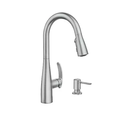 Moen 87932SRS Spot Resist Stainless Reyes One-Handle Pulldown Kitchen Faucet • $109.95