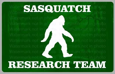 Sasquatch Green Hunting Research Team Permit X-Files License Card Novelty ID • $6.50