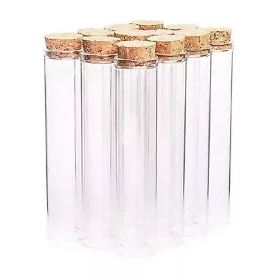 25ml Small Glass Bottles Glass Bottles With CorkMini BottlesJars With Wood... • $29.03