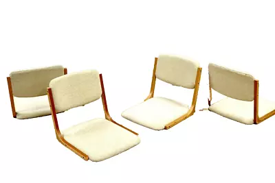 Lot Of 4 Tendo Mokko Kenji Fujimori Chair Zaisu Vintage Japanese Furniture • $1580