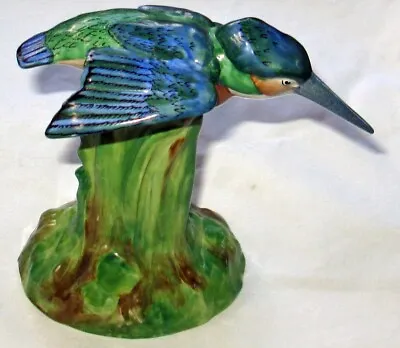 RARE Minton England Kingfisher Bird Figurine 5 1/2  Porcelain 1912-1930 • $199