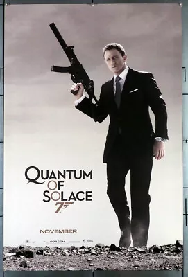 QUANTUM OF SOLACE (2008) 31088  Advance Poster With Daniel Craig  Double Sided • $90