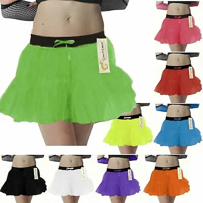 £5.49 • Buy 2 Layer Tutu Skirt Girls Kids Childrens Dance Theme Party Fancy Dress 5-10 Years