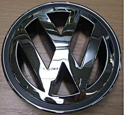 Genuine Bright Chromeanthracite Vw Emblem VW Golf R32 GTI Rabbit 3D7853600MQH • $61.85