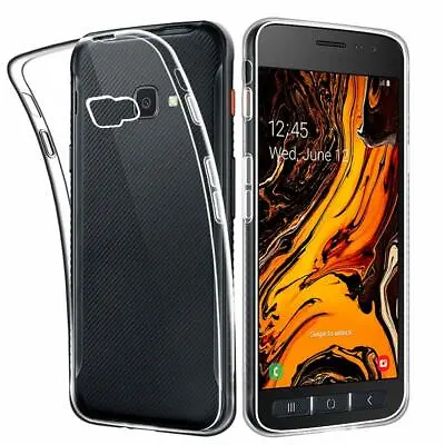 For Samsung Galaxy Xcover 4s Case Clear Silicone Ultra Slim Gel Cover  • £3.49