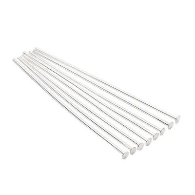 16-70MM Metal Alloy Plated Flat Pins Jewellery Making Findings Head • $1.59
