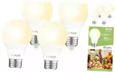  LED Light Bulbs 60 Watt Equivalent A19 Standard Light 60W-4 Pack Soft White • $19.31