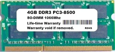 4GB PC3-8500 1066 Apple MacBook Pro IMac Mac MINI Mid 2009 Mid 2010 MEMORY RAM • $12.99