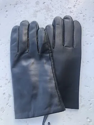 Black  100% Genuine Thin Leather Gloves Men’s Classic Size 10 XL • $12.99