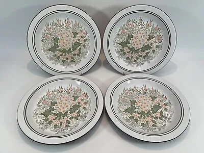 Vintage Hornsea Pottery Cascade Set Of 4 Dinner Plates 80's Retro Dining • £19.99