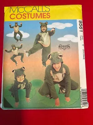 $11.99 • Buy McCall's 9561, Adult, Kid, Frog Costume, Size Sm-Med, UNCUT