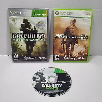 Call Of Duty Trilogy Modern Warfare 4 2 3  Microsoft Xbox 360 • $10.99