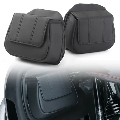 US Lower Vented Leg Fairing Pocket Storage Tool Bag For Harley Electra Tri Glide • $22.78